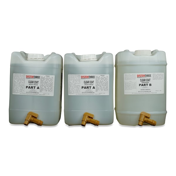 System Three Resins Clear Coat Epoxy Resin, 15 Gallon Kit 0600K62 - main